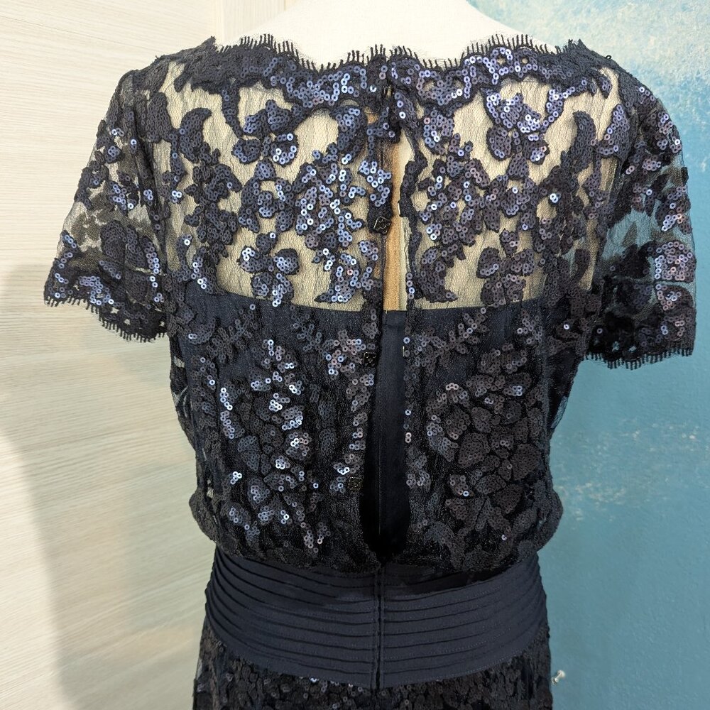 Tadashi Shoji Navy Lace Midi Dress - Picture 9 of 13
